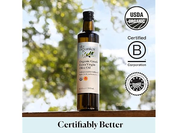 1CT Sky Organics - Organic Extra Virgin Olive Oil