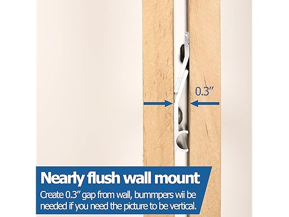 French Cleat Picture & Mirror Hanger 12"- 60lbs.