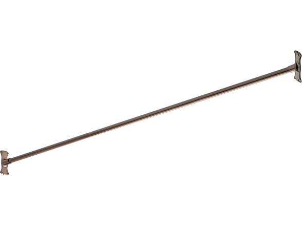 Signature Hardware 466740 60" Straight Brass Shower Rod