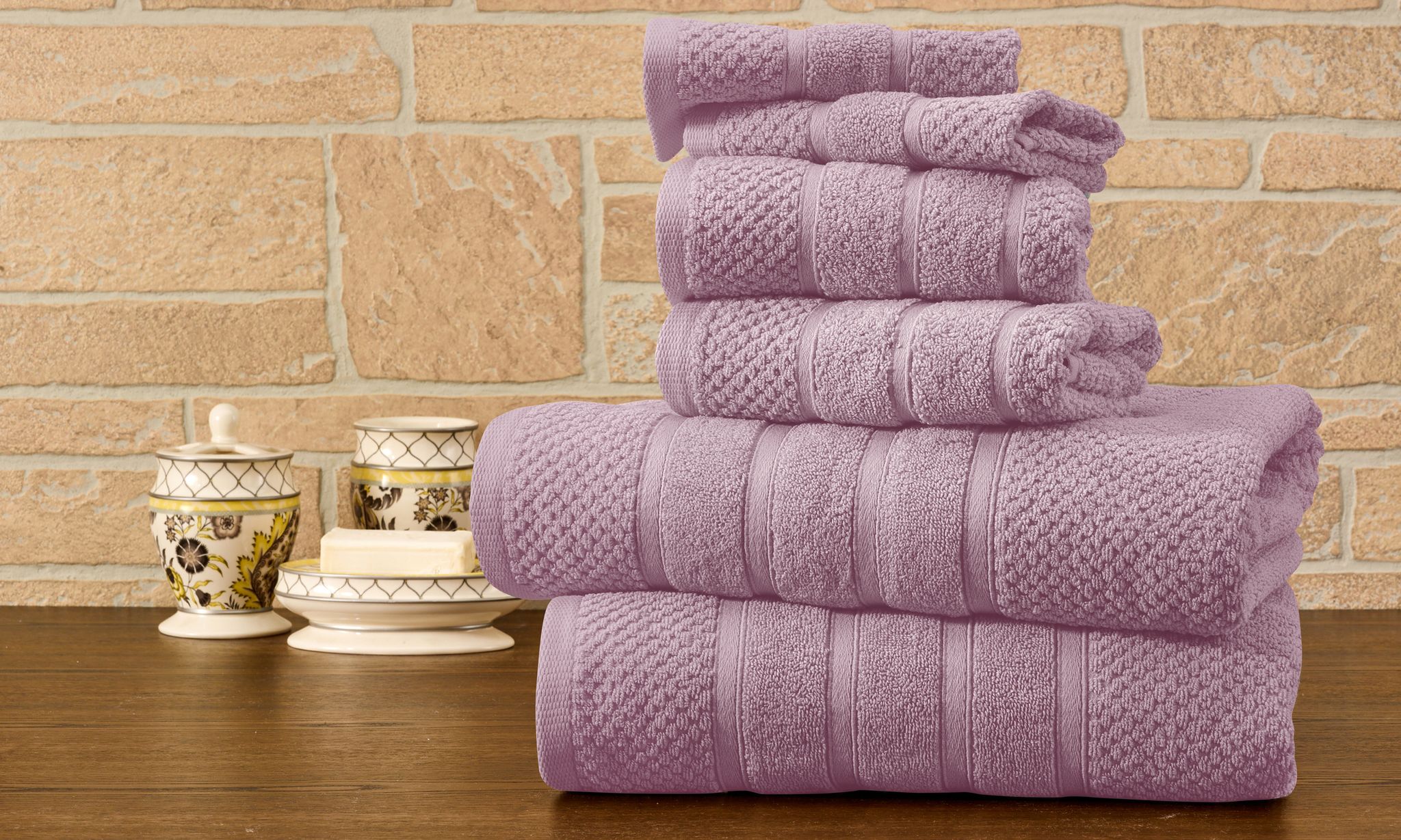 100% Egyptian Cotton 6-Piece Towel Set - Gallery 29