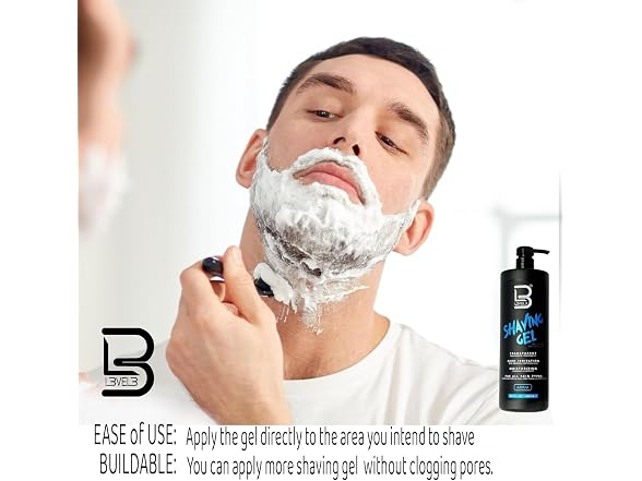 Level 3 Transparent Shaving Gel, Aqua, 33.8 oz