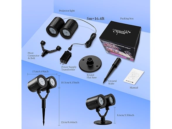 FIMEI Christmas Projector Lights