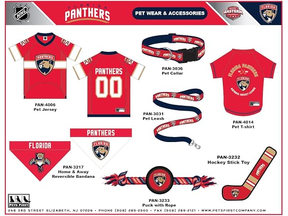 Pets First NHL Collar for Dogs & Cats. Adjus