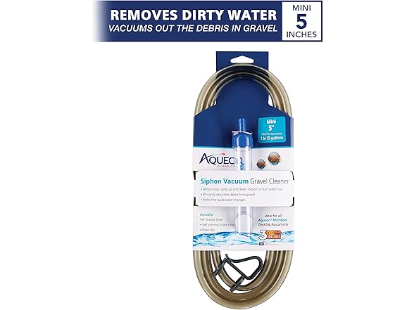 Aqueon Aquarium Siphon Vacuum Gravel 