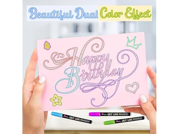 PAINTIGO 24 Double Line Outline Markers