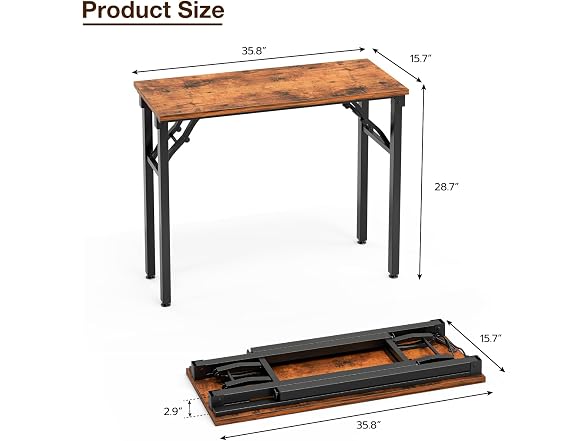 Small Computer Desk Folding Table