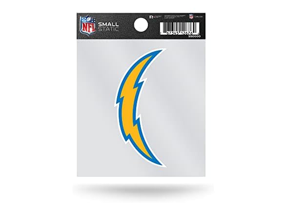 Los Angeles Chargers Bolt Static Cling