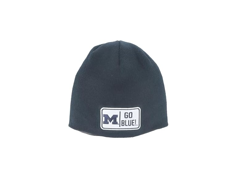 ZHATS Standard NCAA Officially Licensed Beanie Edge Patch Defer ,Michigan Wolverines