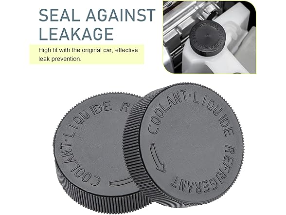 Eratus Radiator Reservoir Cap 2pc Black