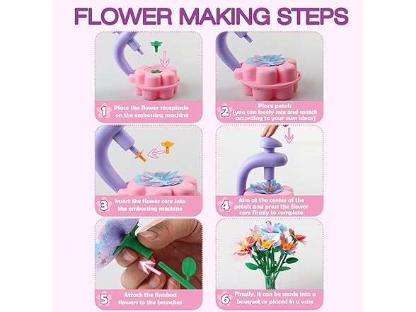 INKZOO Flower Bouquets Toys