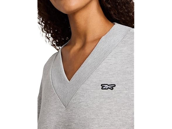 Reebok Womens Collegiate VNeck Sweatshirt