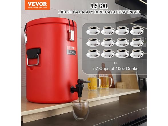 Stainless Steel Insulated Beverage Dispenser