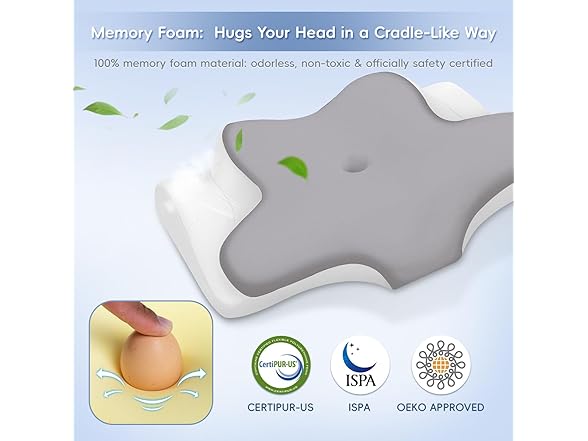 PAYHUIN Cervical Neck Pillow