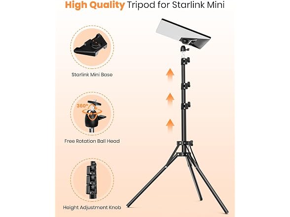 TMATMATMA Starlink Tripod Mount Adapter