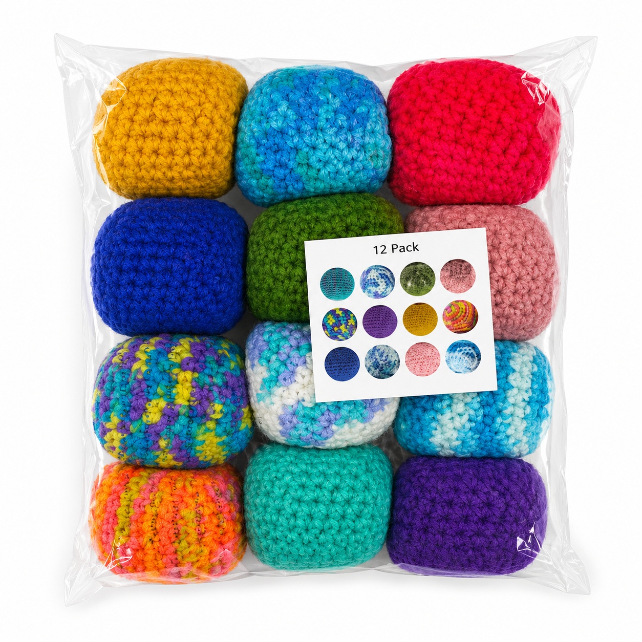 12-Pack Hacky Sacks - Colorful Footbags - Gallery 6