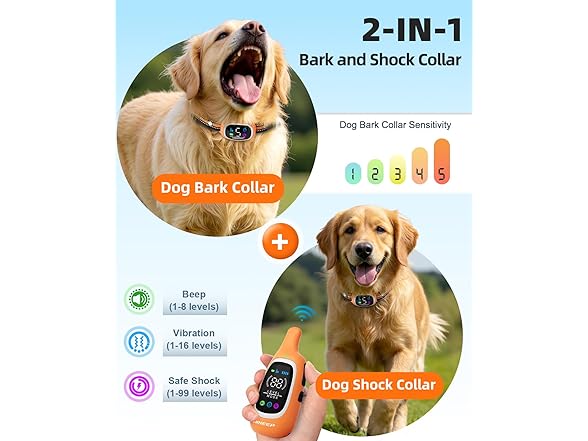 AIKEEP B0DZXFB1BF Dog Shock Collar