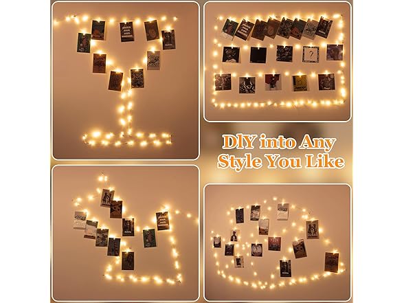 Lakumu Photo Clip String Lights