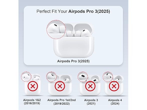 Valkit Clear AirPods Pro 3 Case 