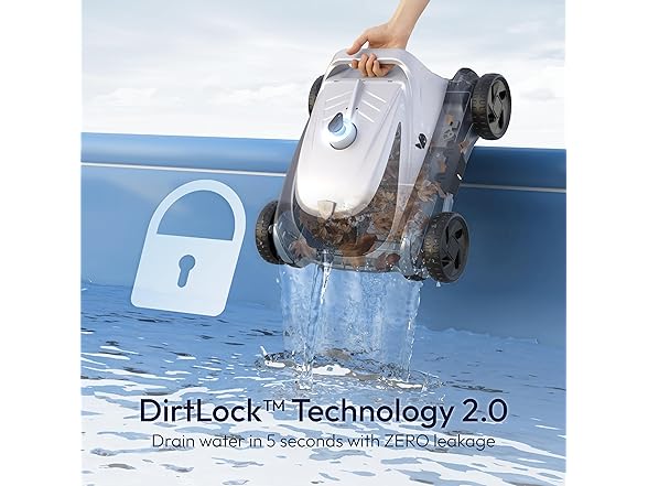 2024 Upgraded BUBLUE Bubot 500P Cordless Robotic Pool Cleane (Open Box)