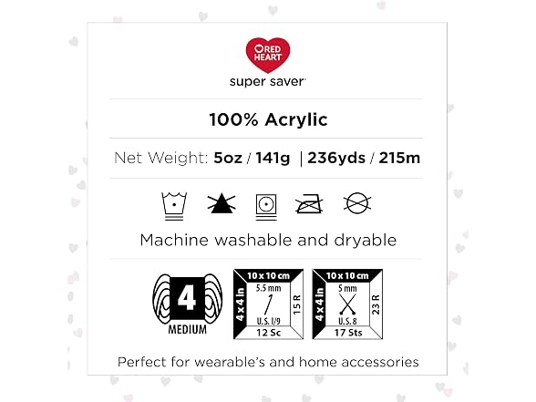 Red Heart Super Saver Yarn, 3 Pack, Fruity
