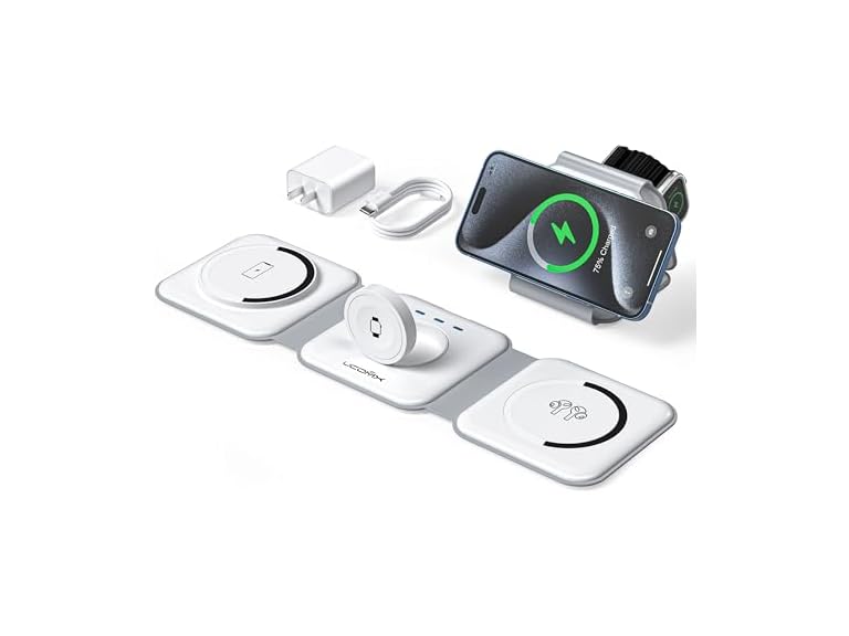 UCOMX A151(W) 3-in-1 Charging Station (White) White