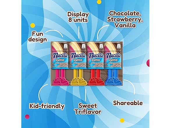 Nucita Patitas Choc Vanilla Strawberry 5