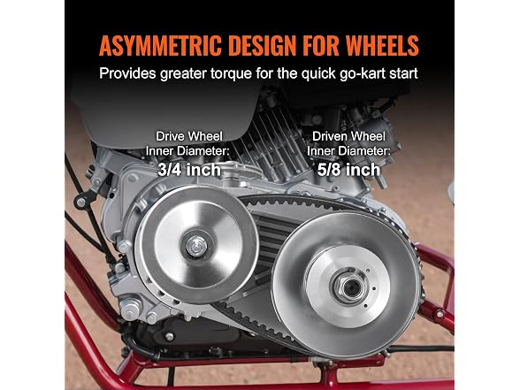 Go Kart Torque Converter Kit CVT Clutch 3/4"
