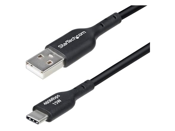 StarTech USB-A to C Cable 6ft 10pk