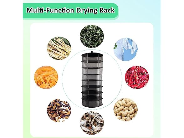Growsun Herb Drying Rack, 2ft Diameter