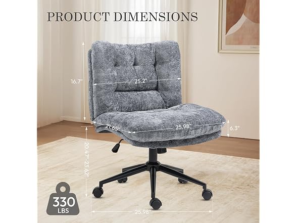 Dowinx Criss Cross Chair W/ Wheels