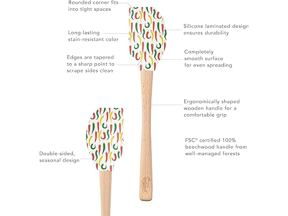 Tovolo Spatulart ‘Add A Little Spice’ Silicone Spatula
