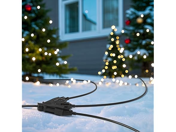 BN-LINK 2 Pack Triple Outlet Outdoor Extension Cord