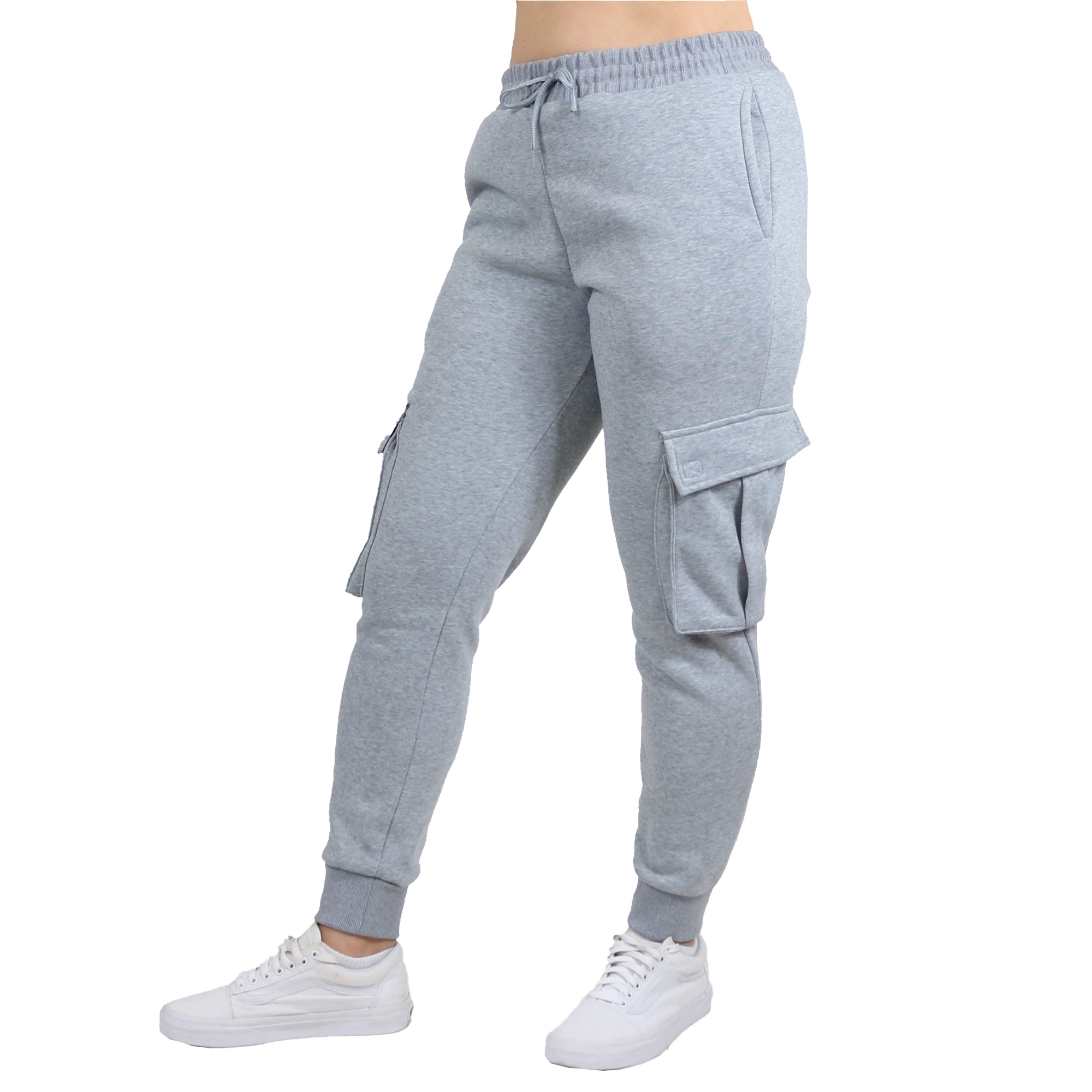3Pk Asst Womens Loose Fit Cargo Jogger Pants - Gallery 10