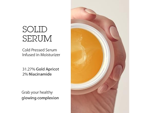 BLITHE Pressed Serum Gold Apricot Glass Moisturizer/Serum