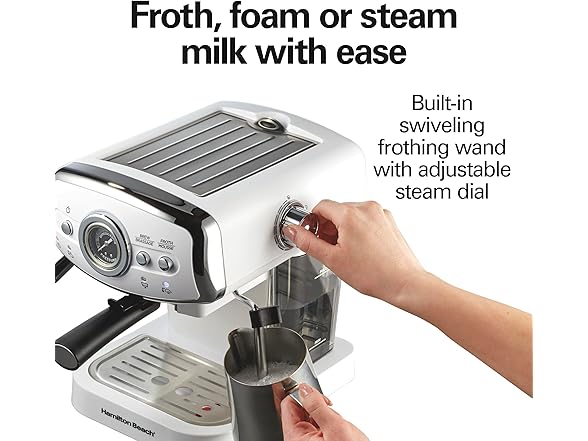 Hamilton Beach Slide & Lock Espresso Machine