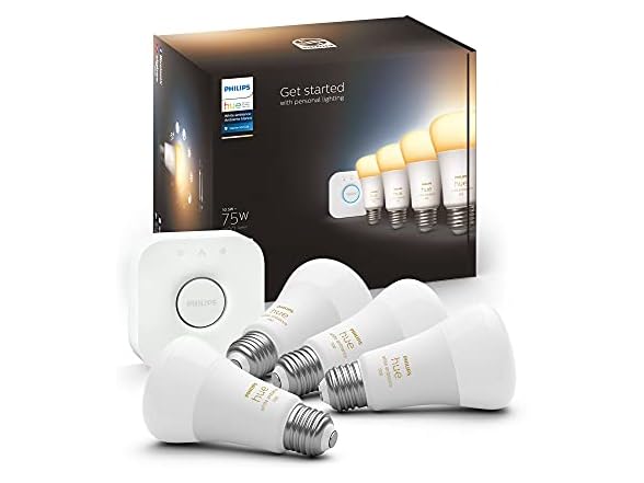 Philips Hue Smart Light Starter Kit 75W
