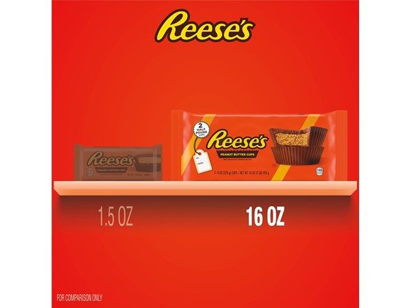 REESE'S Milk Chocolate Half-Pound Peanut Butter Cups