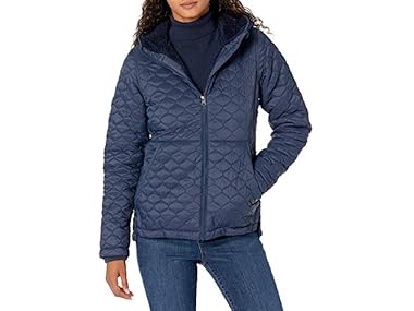 $14.99, Was $59.90, 74% Off! Amazon Essentials Womens Quilted Sherpa Puffer dealfomo