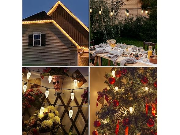 MYEMITTING 50 Pack C9 Christmas Lights