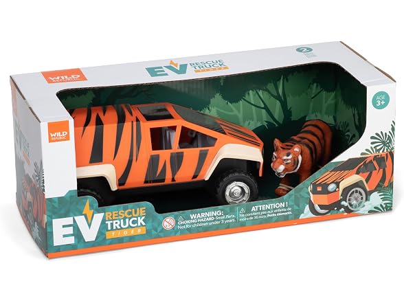 WILD REPUBLIC E-Team Box Set Safari Rescue EV Figurine