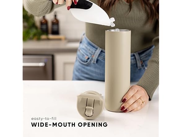 Simple Modern Water Bottle with Straw lid 24oz, Blush