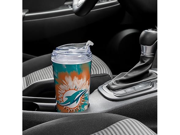 MIAMI DOLPHINS Metallic Tumbler