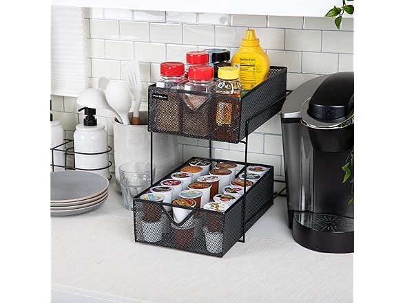 Mind Reader Metal Mesh Organizer