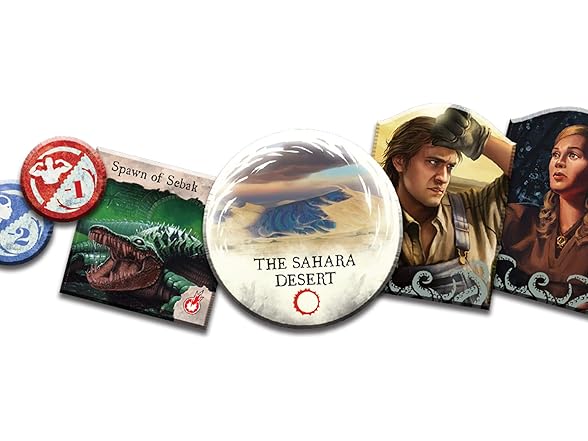 Asmodee Eldritch Horror Under the Pyramids Board