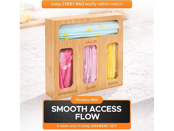 Earth’s Dreams Bamboo Kitchen Drawer Organizer