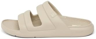 Reef Oasis Two Bar Mens Waterproof Slide Sandal, Lightweight and Flexible, Arch Support, Sand, 13