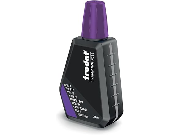Trodat Purple Ink Bottle - 28 ml  - Gallery 2