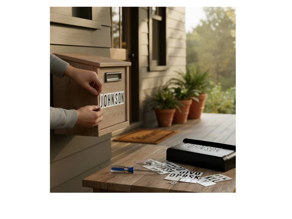 2" Adhesive Plastic Block Letters and Numbers Set