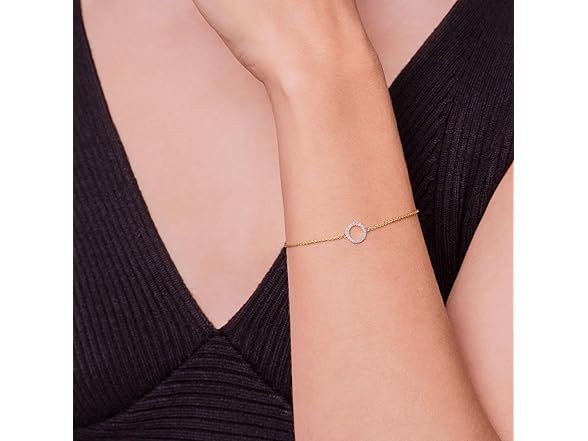 Amazon Essentials 0.1 Cttw Yellow 18K Bracelet
