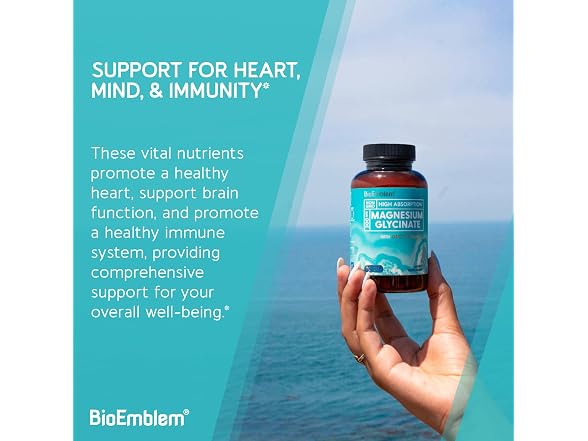 BioEmblem Magnesium Glycinate & Zinc - Gallery 6